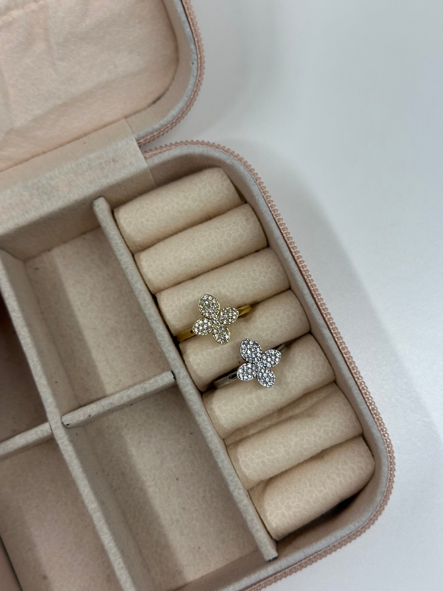 Anello Pavé Flora Chic