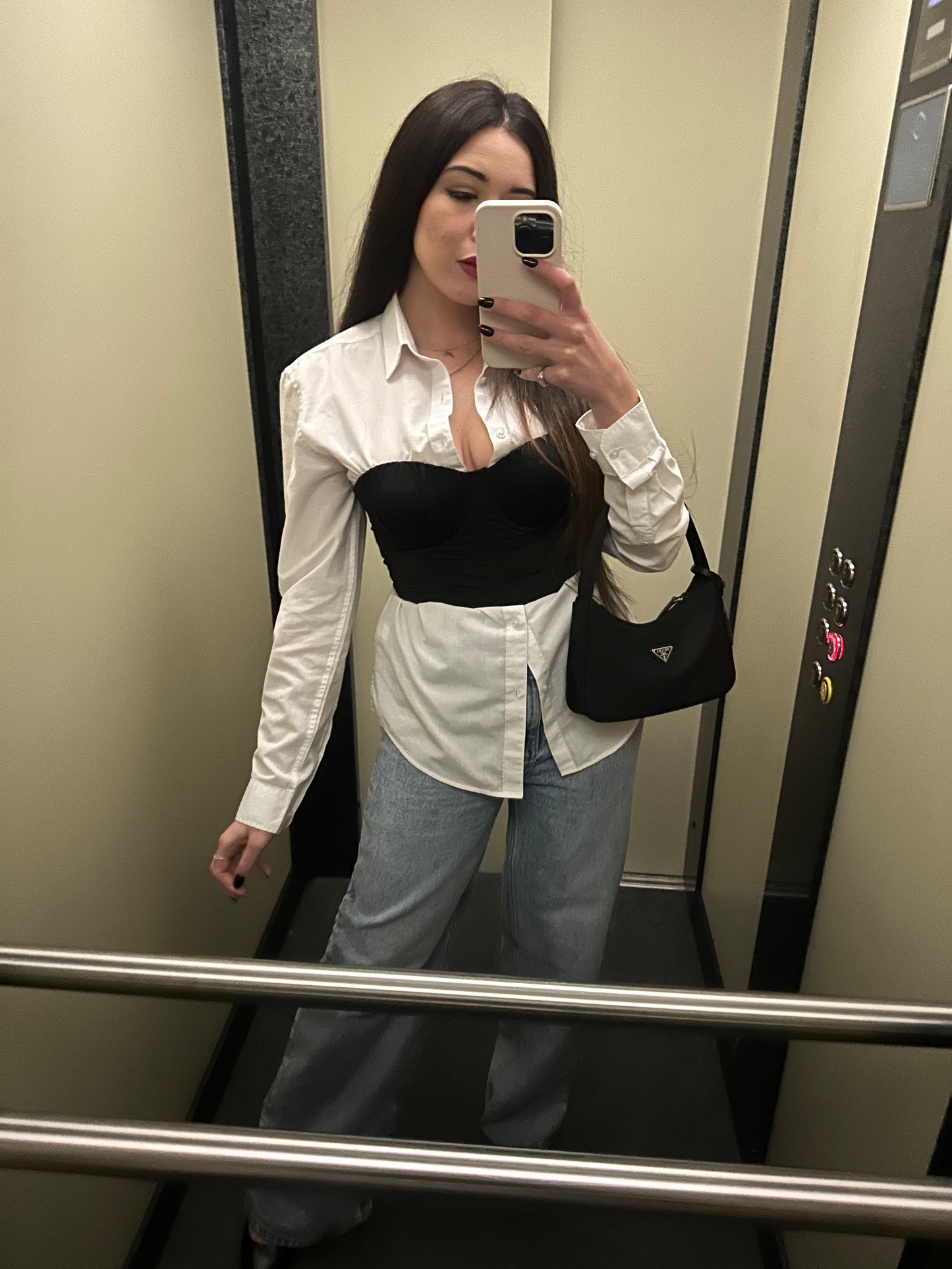Jeans Wide Leg High Rise