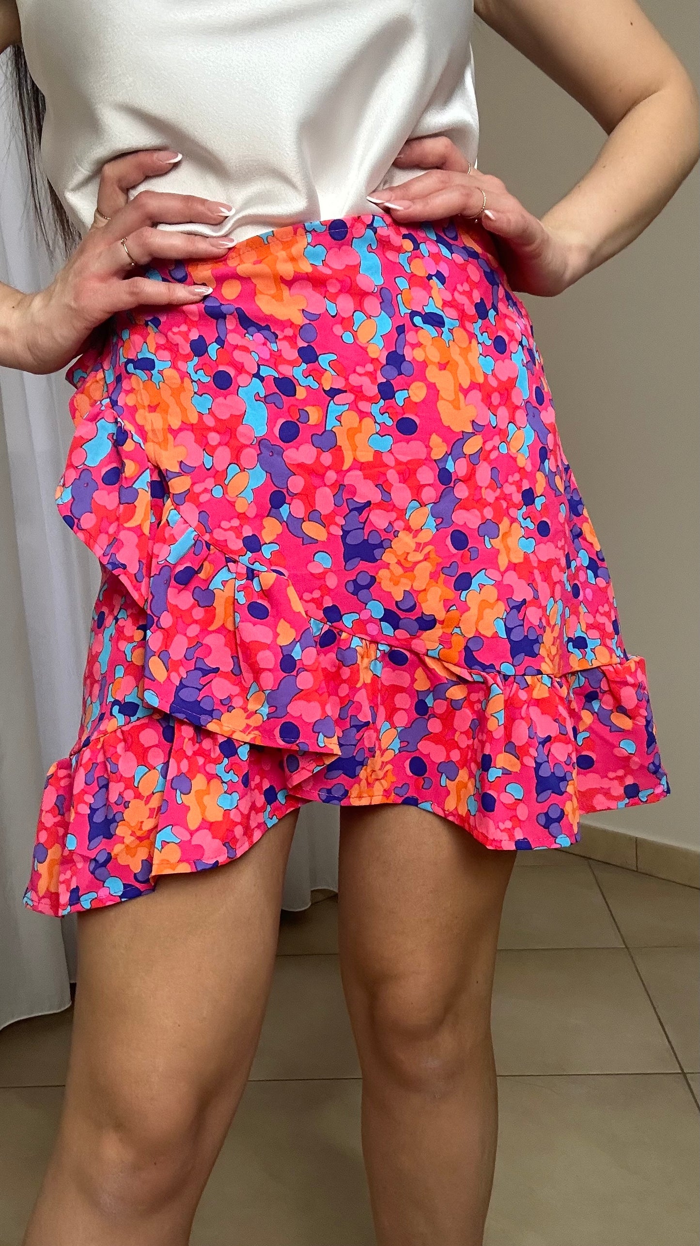 GONNA WRAP SKIRT MINI A FANTASIA