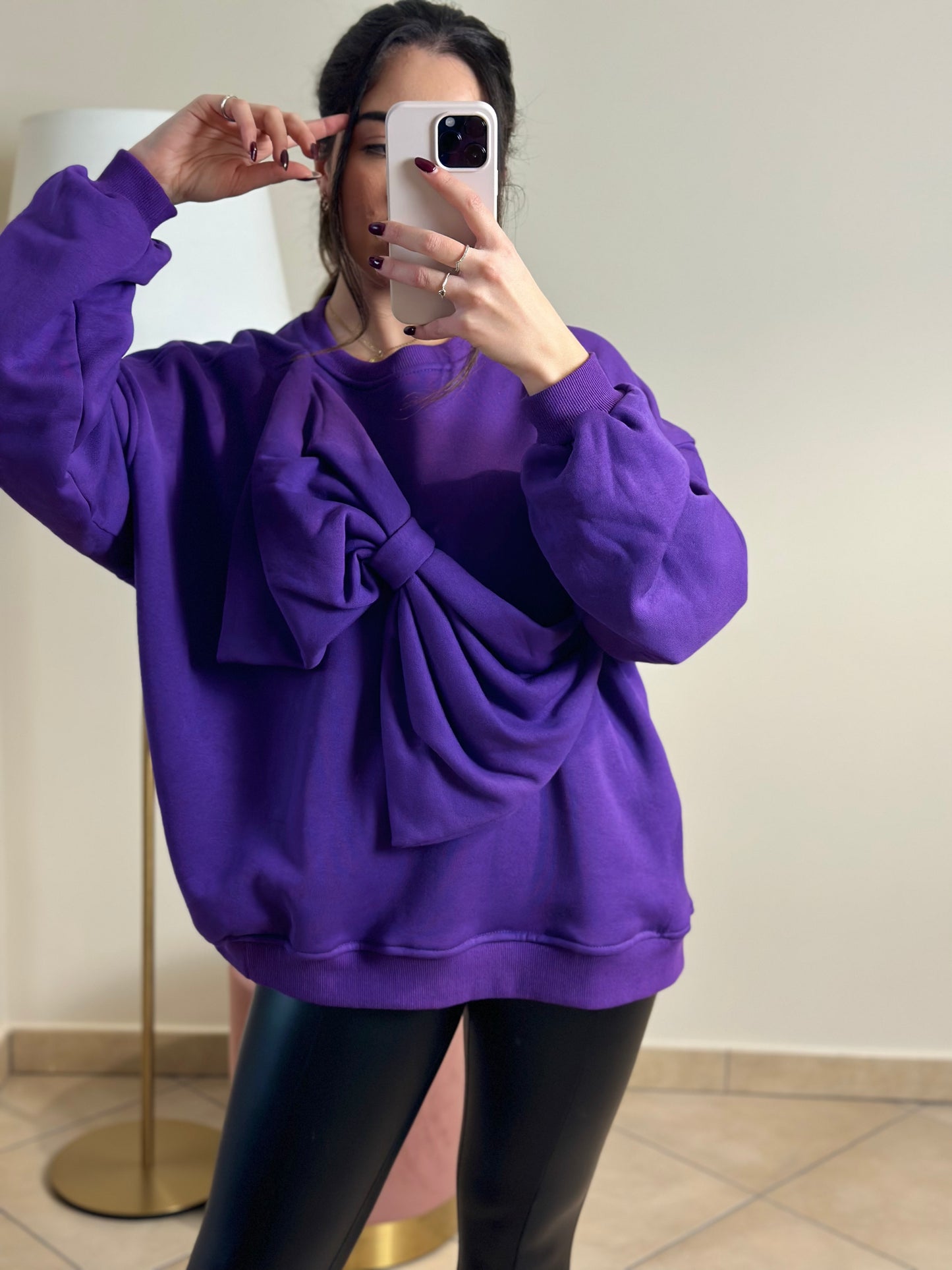 FELPA FIOCCO OVERSIZE LUMINA