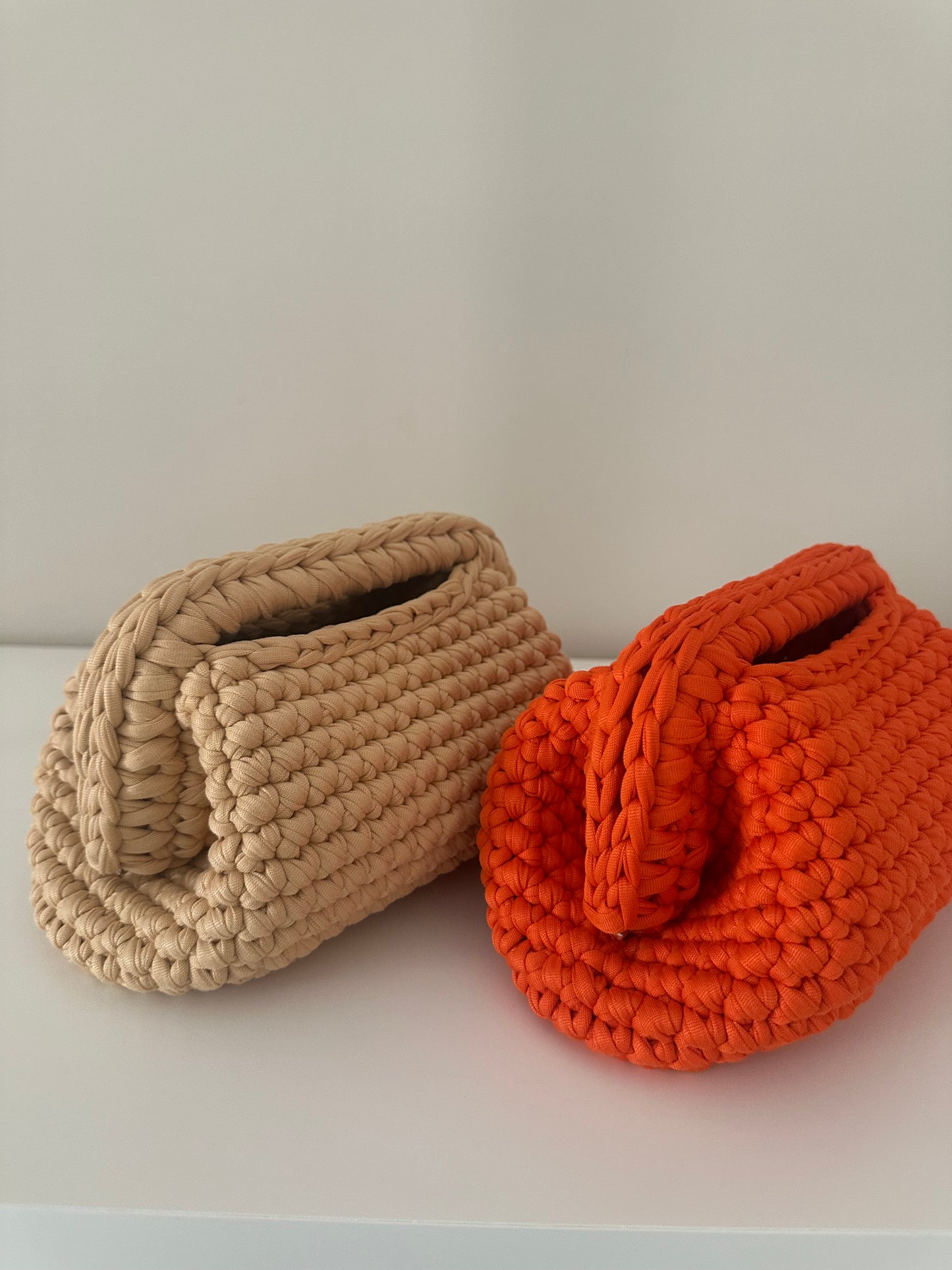 Elodie Clutch Bag - Beige