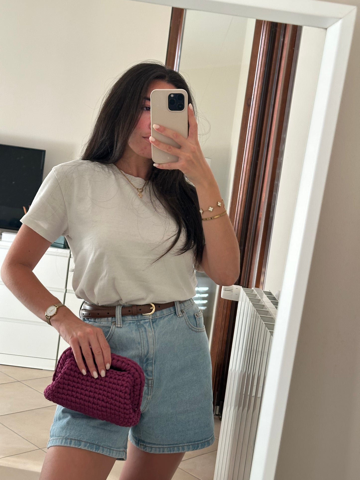 Elodie Clutch Bag - Orchidea