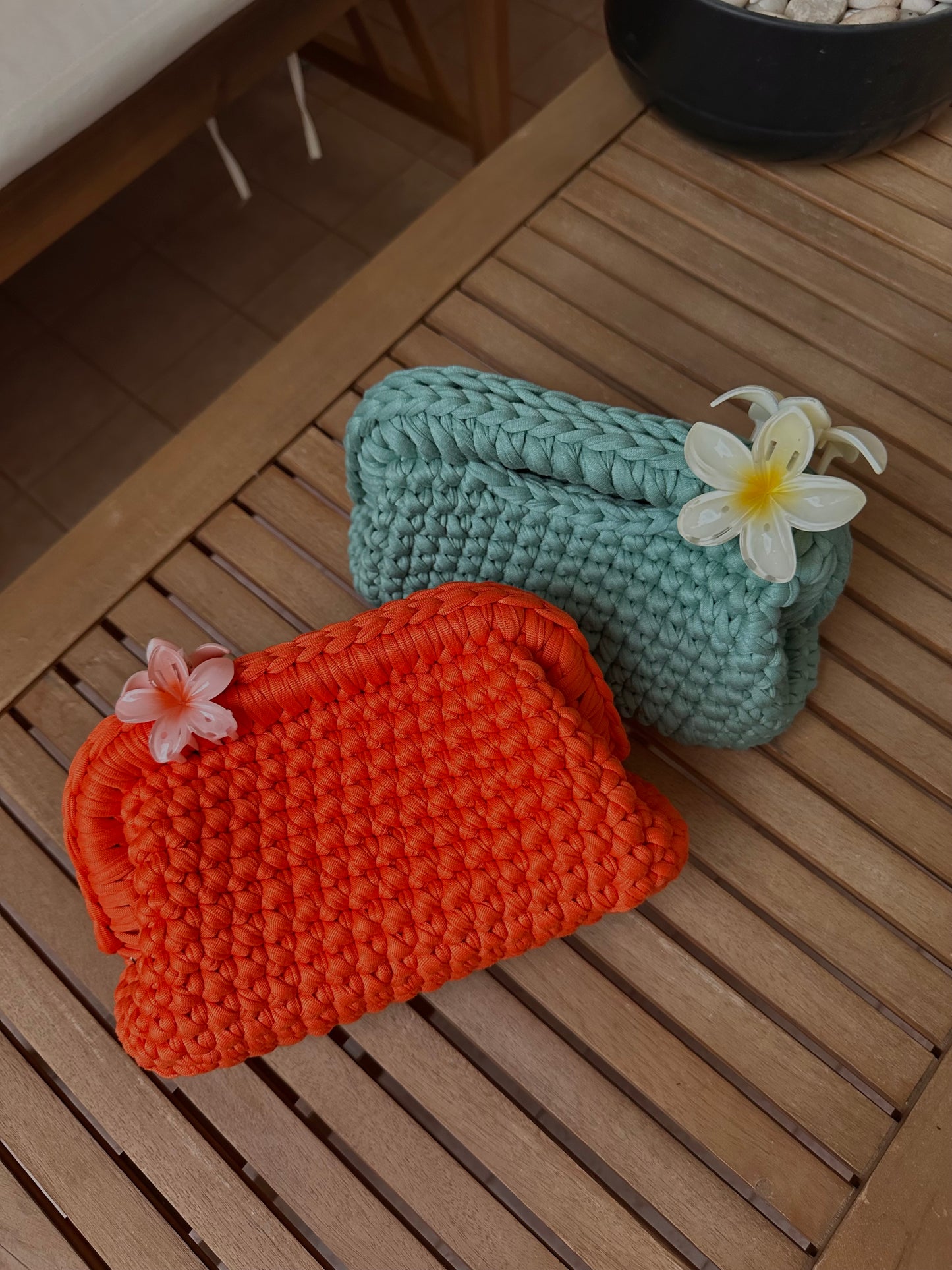 Elodie Clutch Bag - Menta