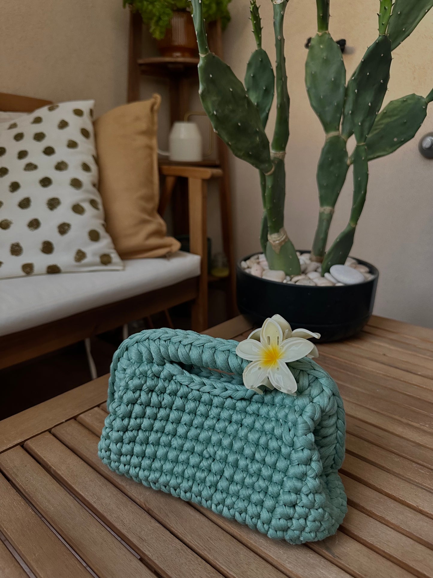 Elodie Clutch Bag - Menta