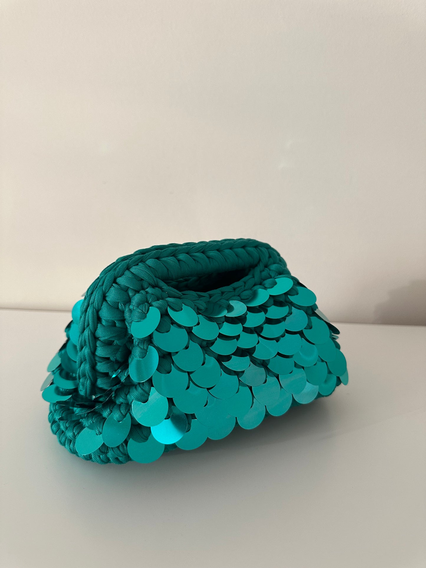 Elodie Clutch Bag con Paillettes