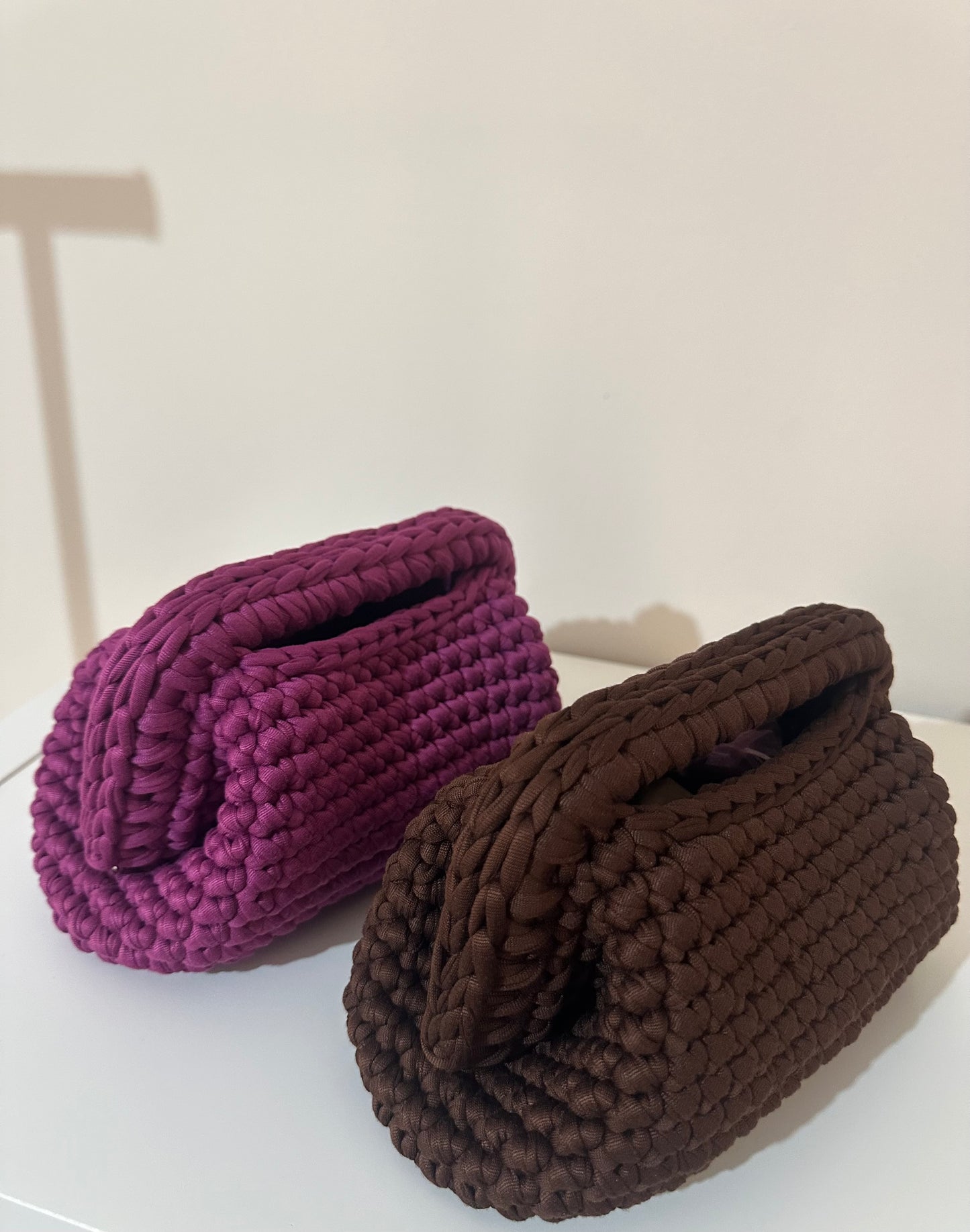 Elodie Clutch Bag - Brown