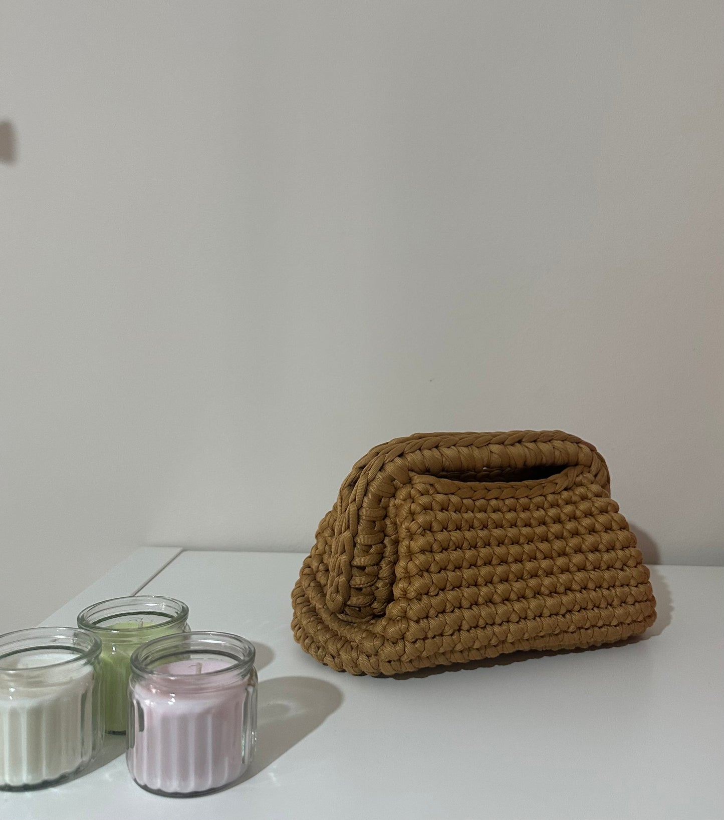 Elodie Clutch Bag - Nocciola
