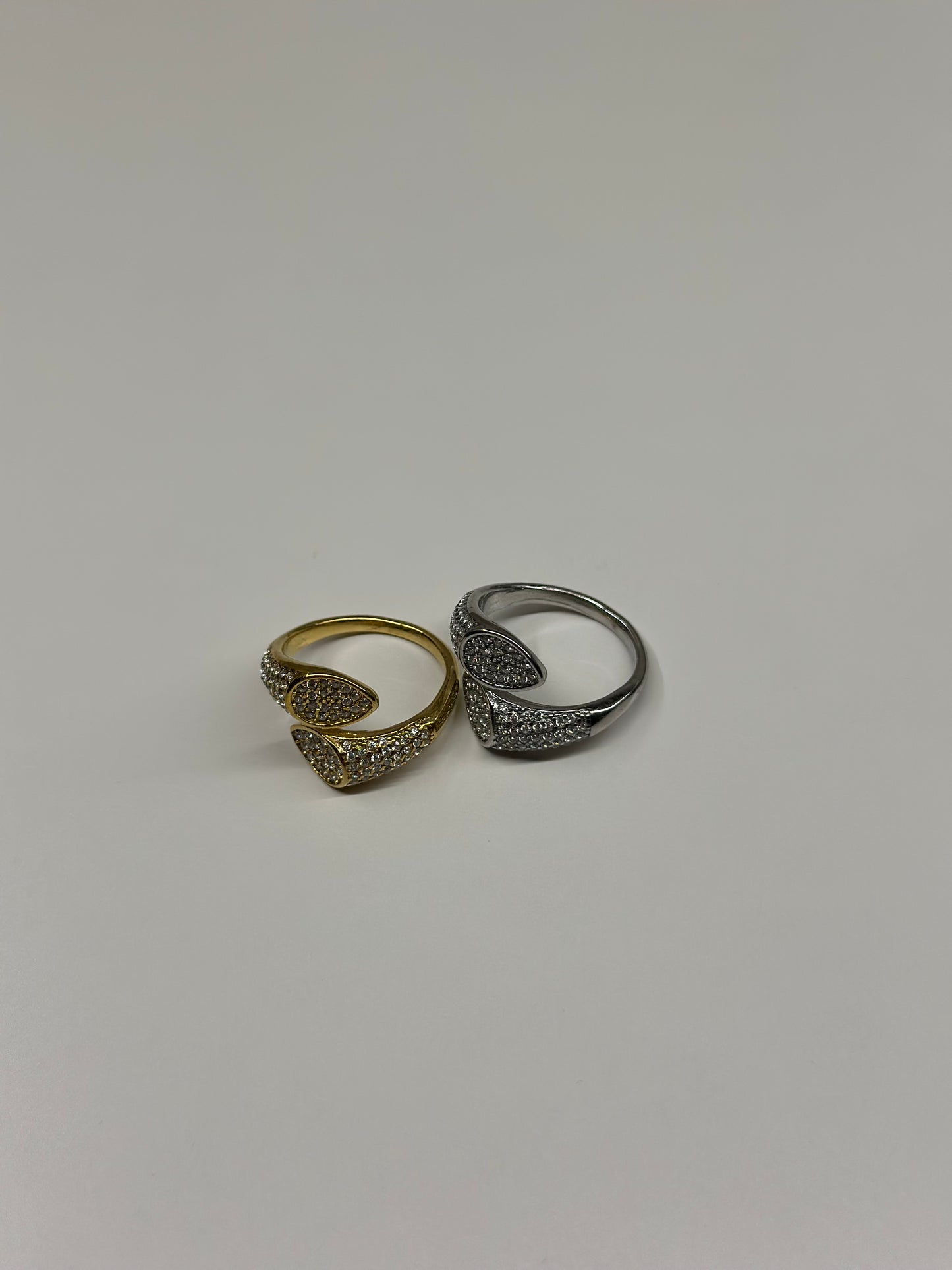 Anello Pavé Double