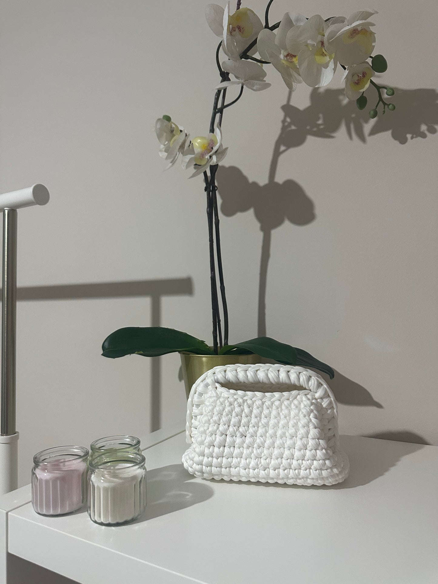Elodie Clutch Bag - Bianca