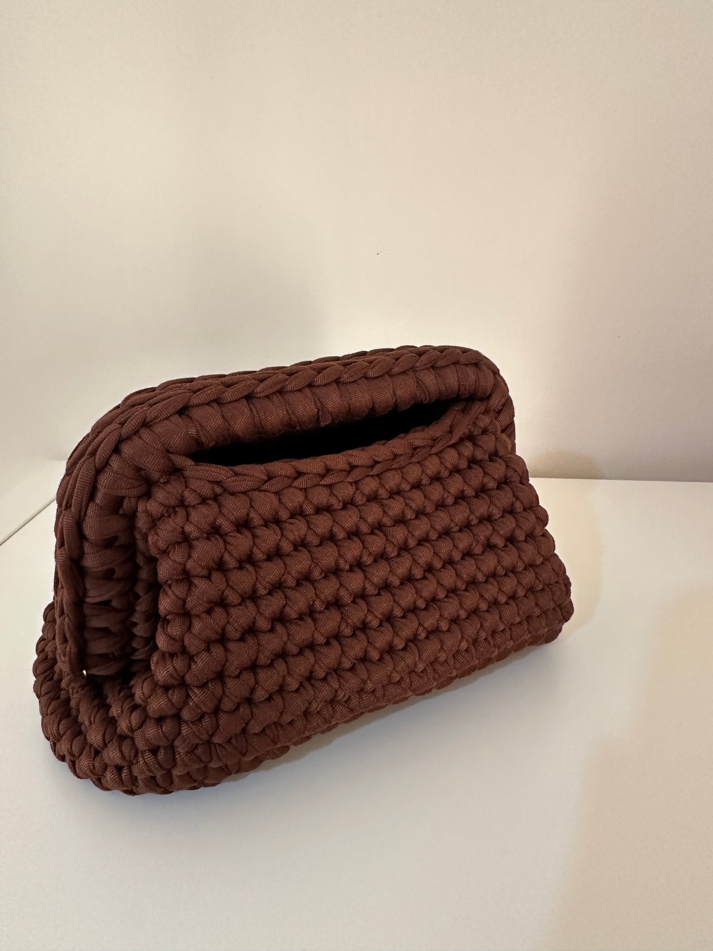 Elodie Clutch Bag - Brown
