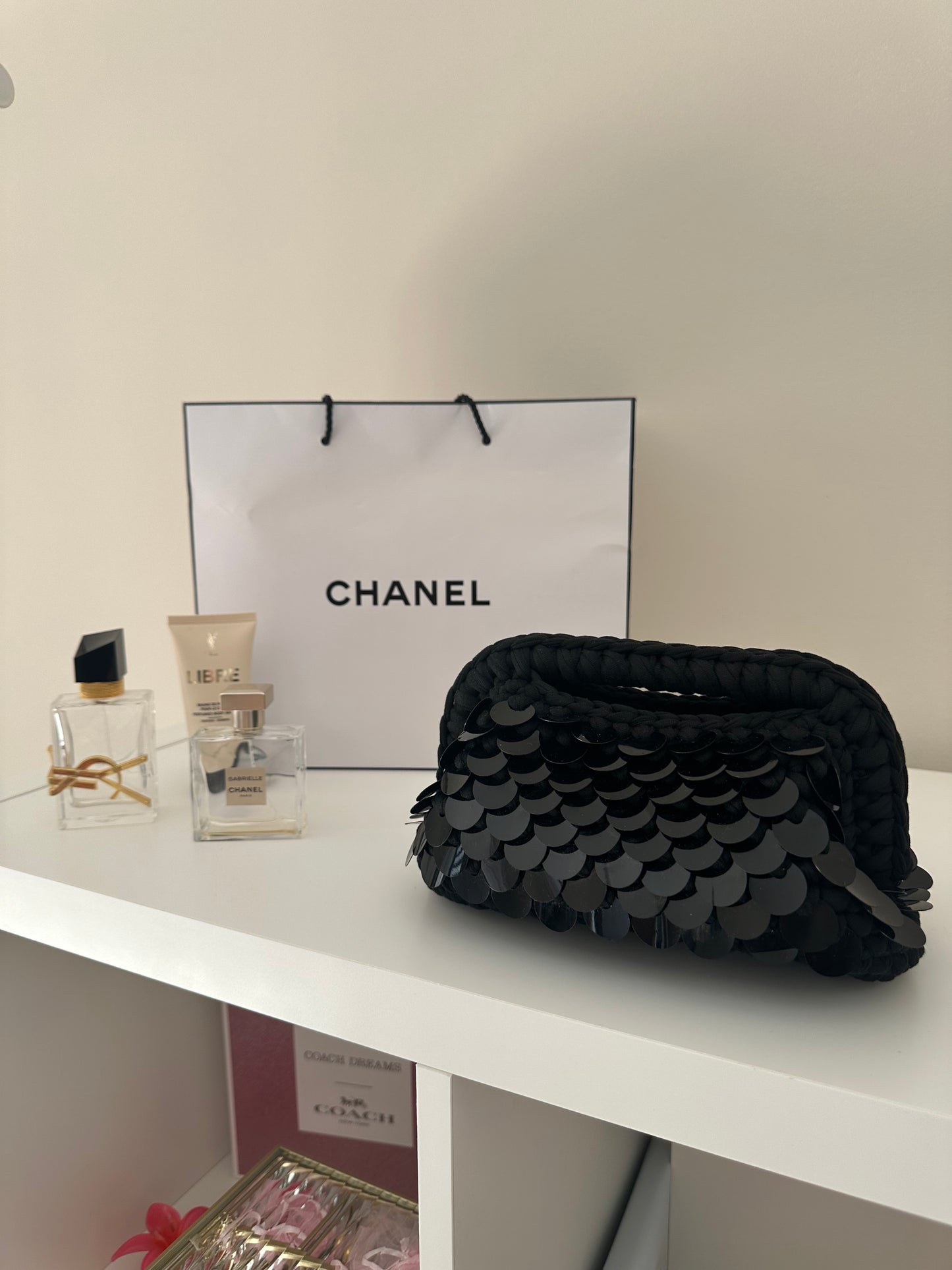 Elodie Clutch Bag - Black