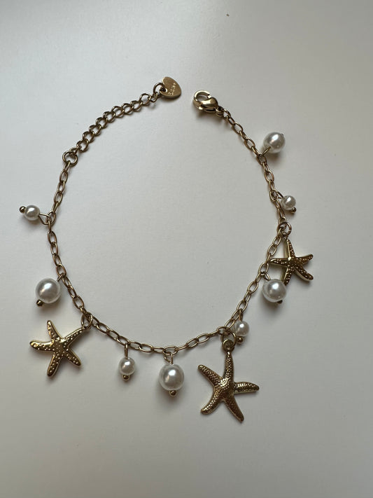 Bracciale Stella Marina e Perle