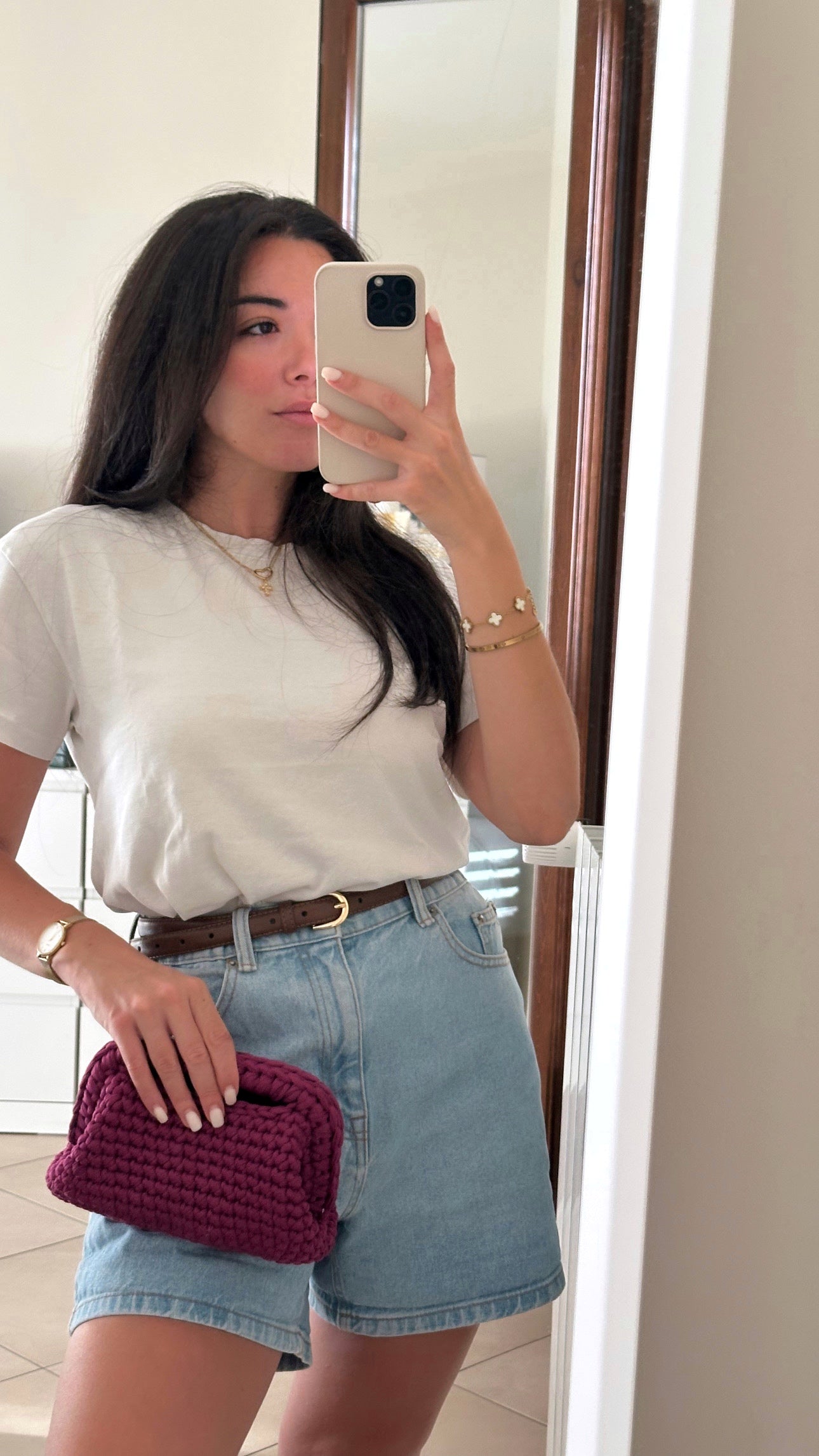 Elodie Clutch Bag - Orchidea