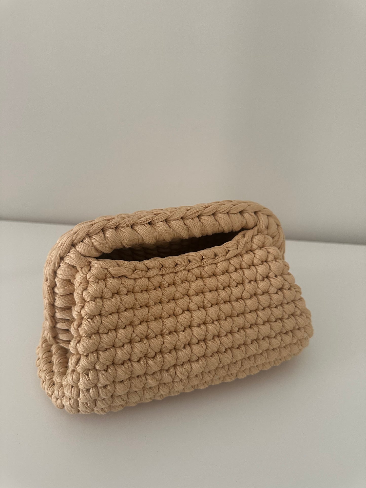 Elodie Clutch Bag - Beige