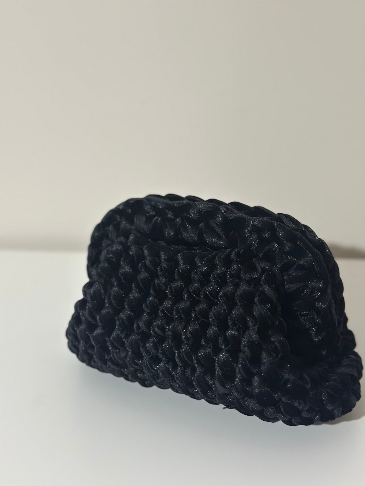 Elodie Clutch Bag Velvet - Velluto Nero