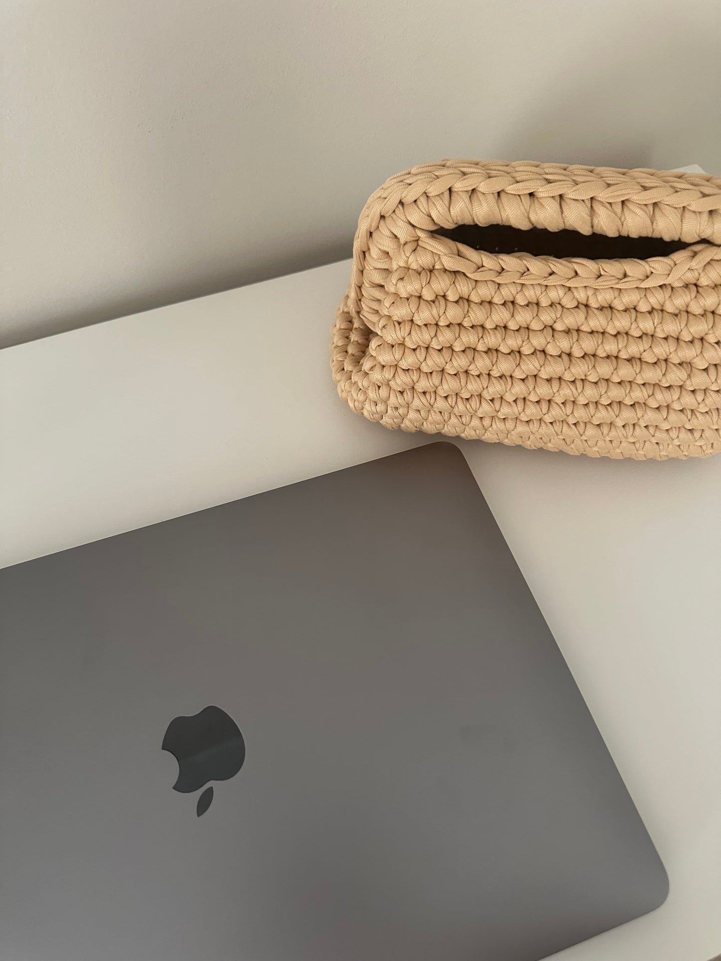 Elodie Clutch Bag - Beige