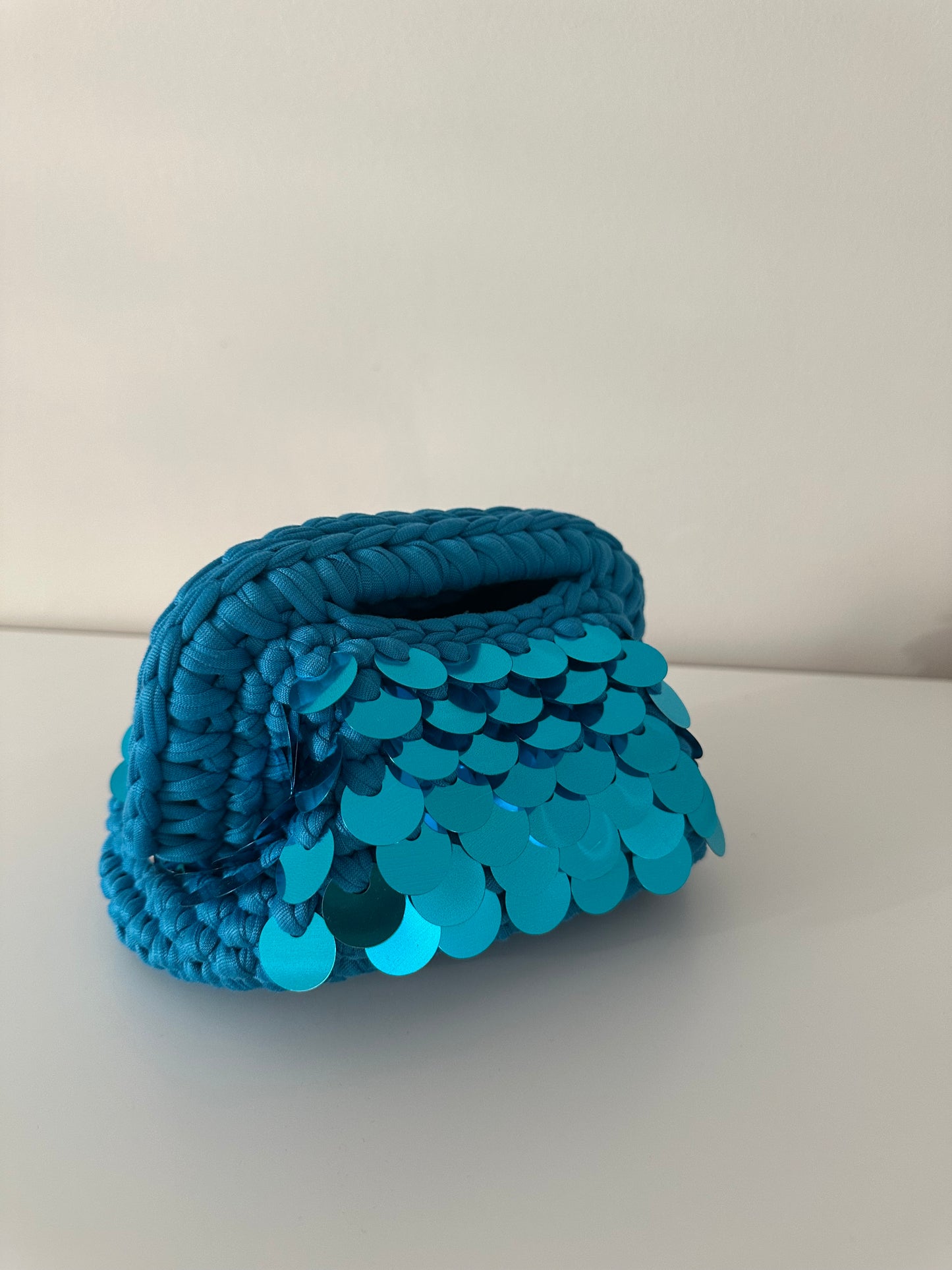 Elodie Clutch Bag con Paillettes
