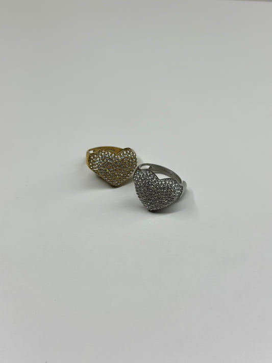 Anello Pavé Amour