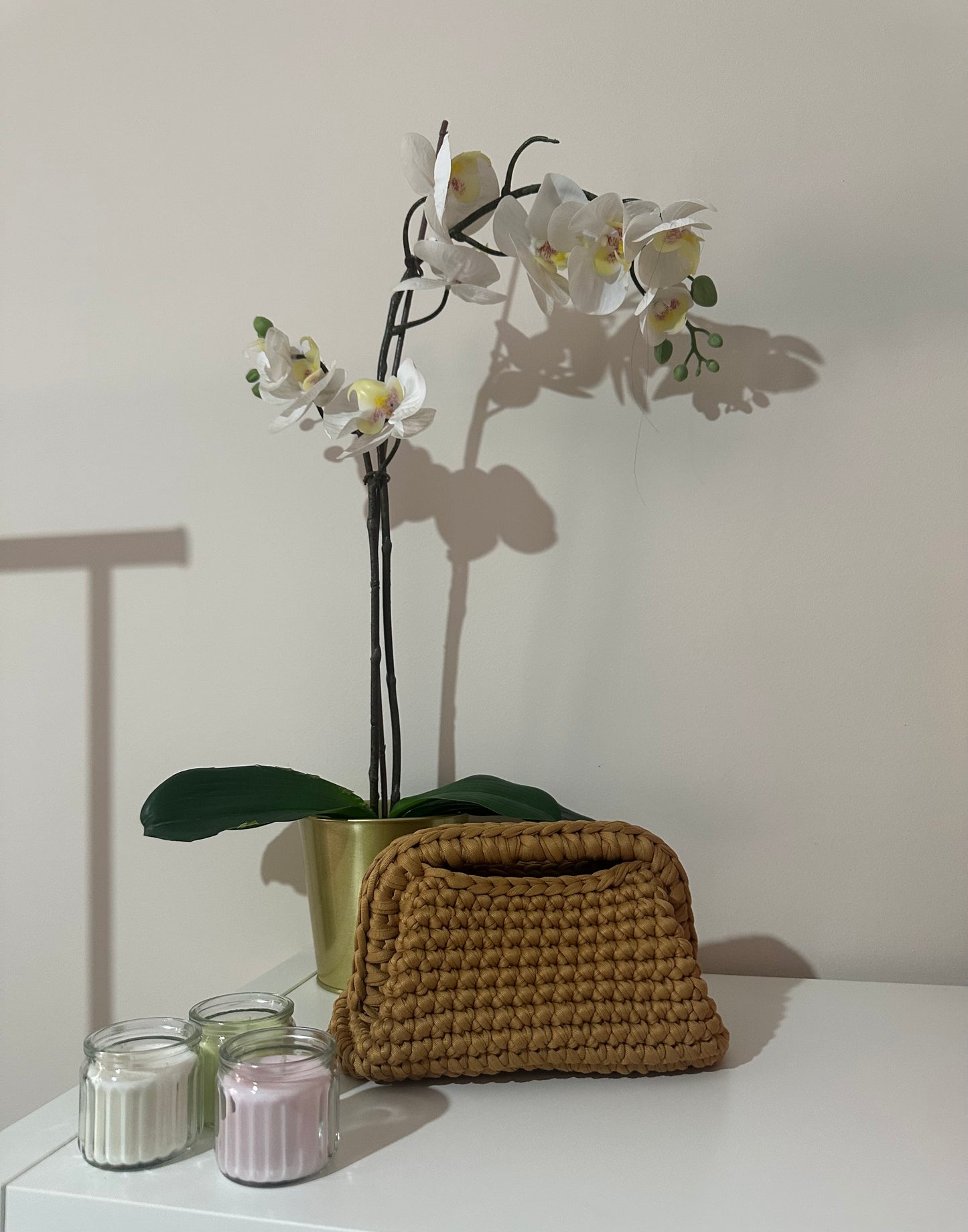 Elodie Clutch Bag - Nocciola