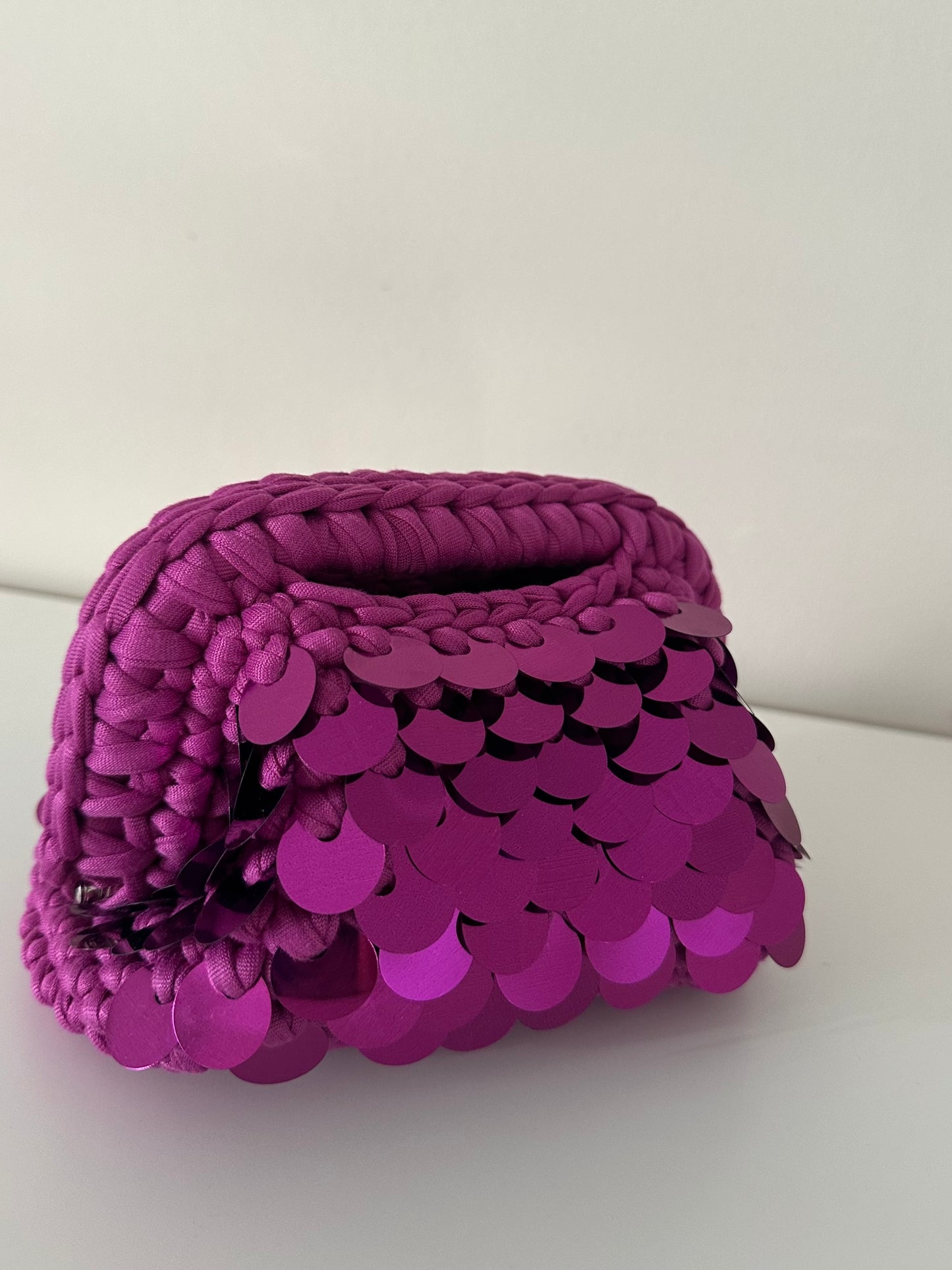 Elodie Clutch Bag con Paillettes