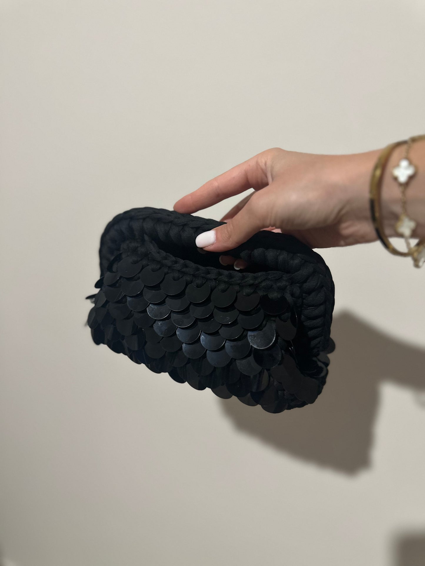 Elodie Clutch Bag - Black